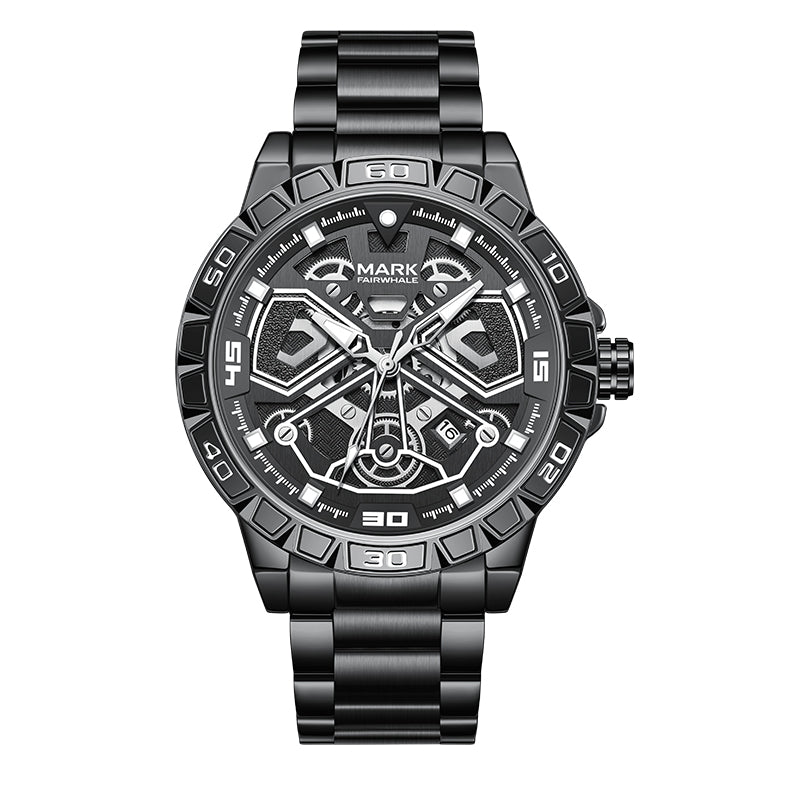 Mark Fairwhale Legacy Automatic Stainless Steel Skeleton Watch