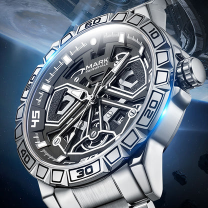 Mark Fairwhale Legacy Automatic Stainless Steel Skeleton Watch