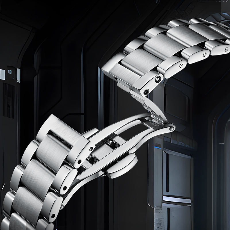 Mark Fairwhale Legacy Automatic Stainless Steel Skeleton Watch